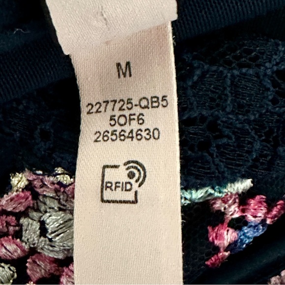 Victoria’s Secret Dream Angels Embroidered Black Bustier Corset Top Size Medium - Picture 6 of 8